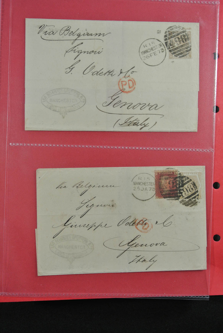 Großbritannien: 1840/1902: Great collection of single frankings, mainly in very fresh and wonderful