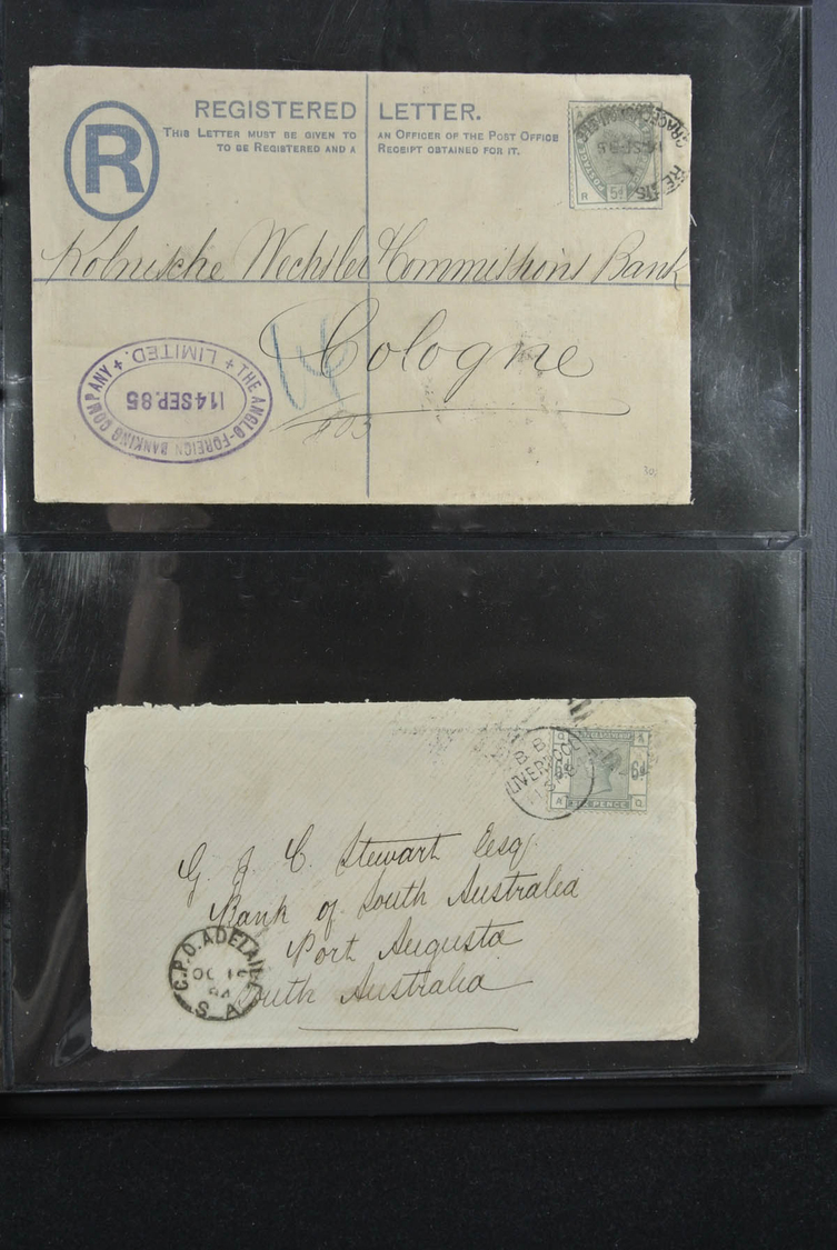 Großbritannien: 1840/1902: Great collection of single frankings, mainly in very fresh and wonderful