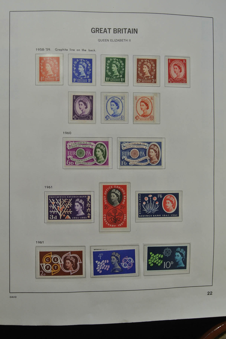 Großbritannien: 1840/2009: Beautiful, MNH, mint hinged and used collection Great Britain 1840-2009 i