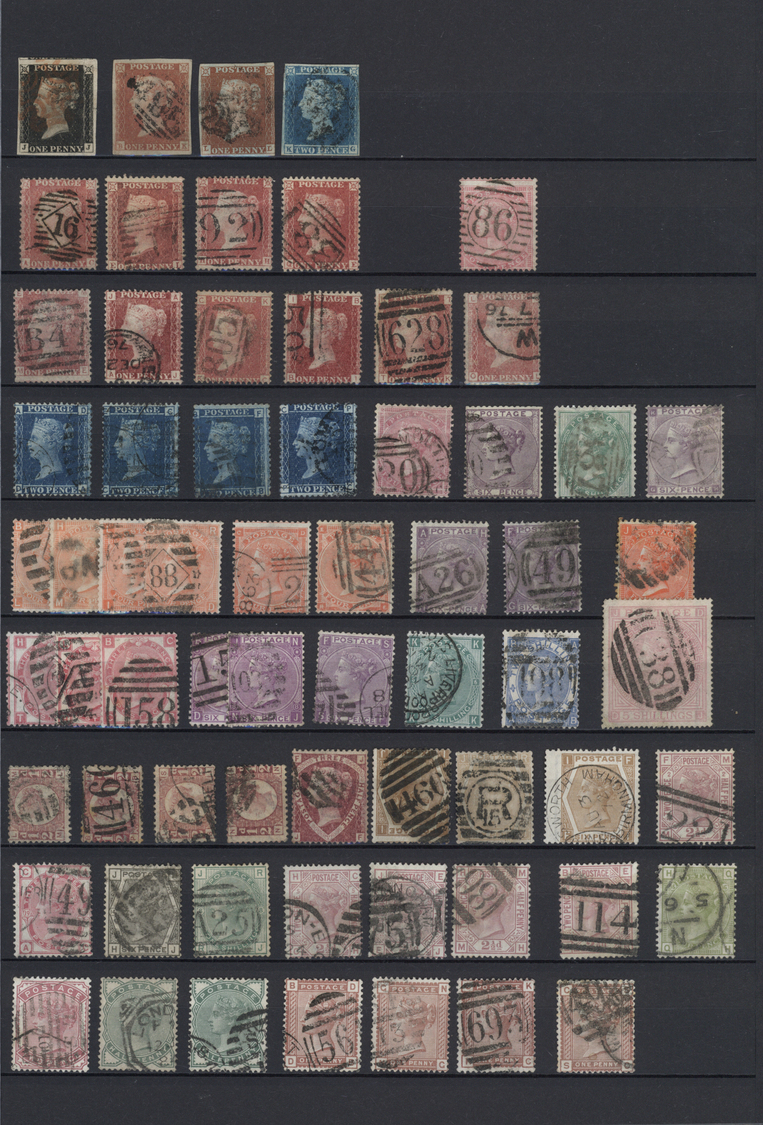 O Großbritannien: 1840/2000 (ca.), Used Collection In Two Stockbooks, Varied Condition, Showing An Int - Altri & Non Classificati