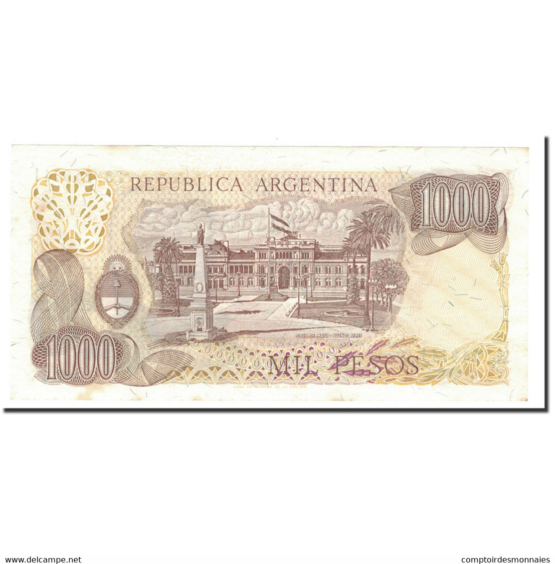 Billet, Argentine, 1000 Pesos, Undated (1976-83), KM:304d, SPL+ - Argentine