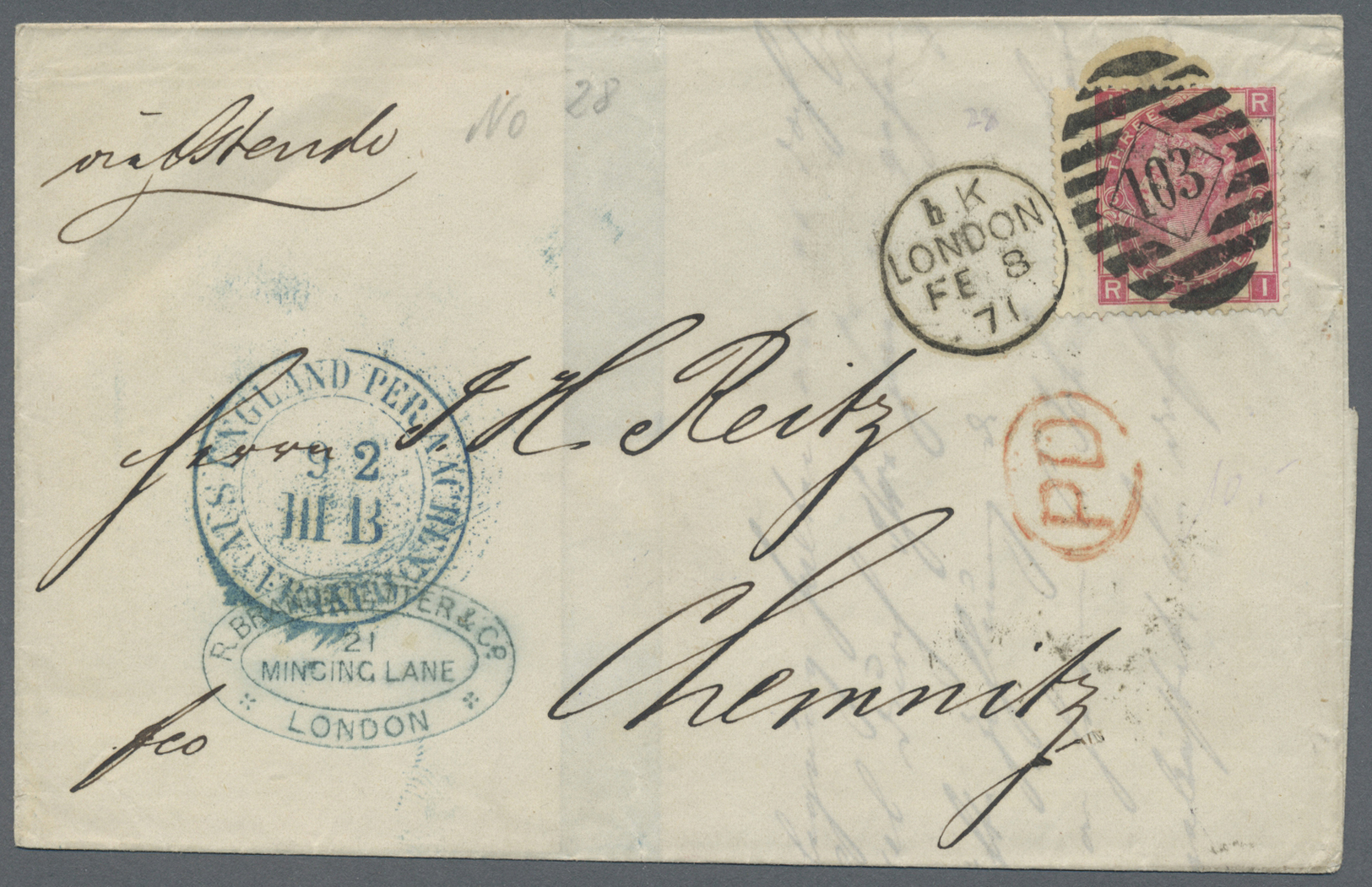 Br Großbritannien: 1850/1950 (ca.), Accumulation Of Apprx. 85 Covers/cards/used Stationeries, Incl. Som - Andere & Zonder Classificatie