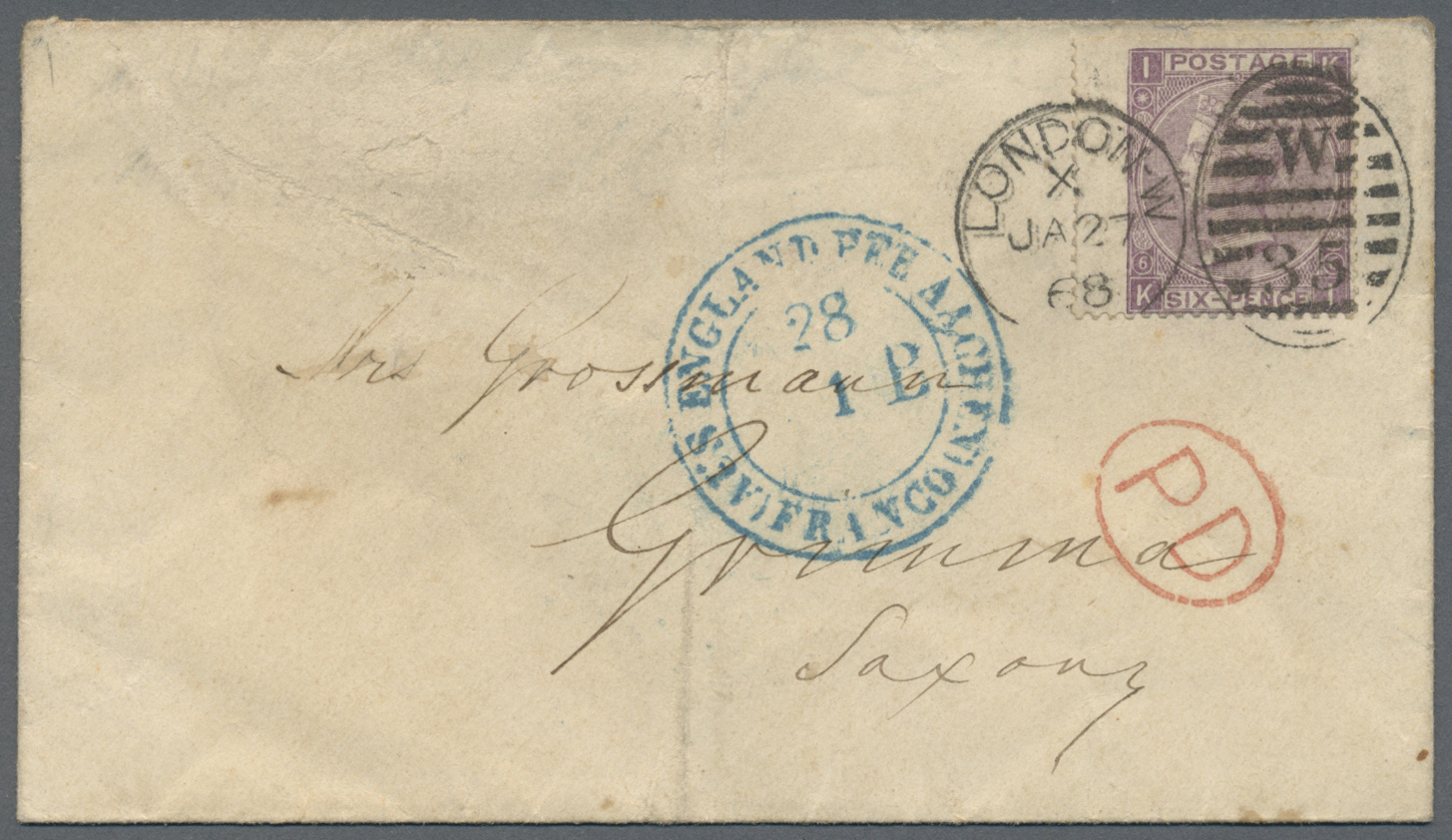 Br Großbritannien: 1850/1950 (ca.), Accumulation Of Apprx. 85 Covers/cards/used Stationeries, Incl. Som - Altri & Non Classificati