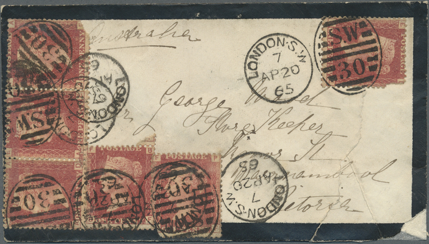 Br Großbritannien: 1853/1883 (ca.), Accumulation With 17 Covers (+ 1 Cover From 1898) All Addressed To - Autres & Non Classés