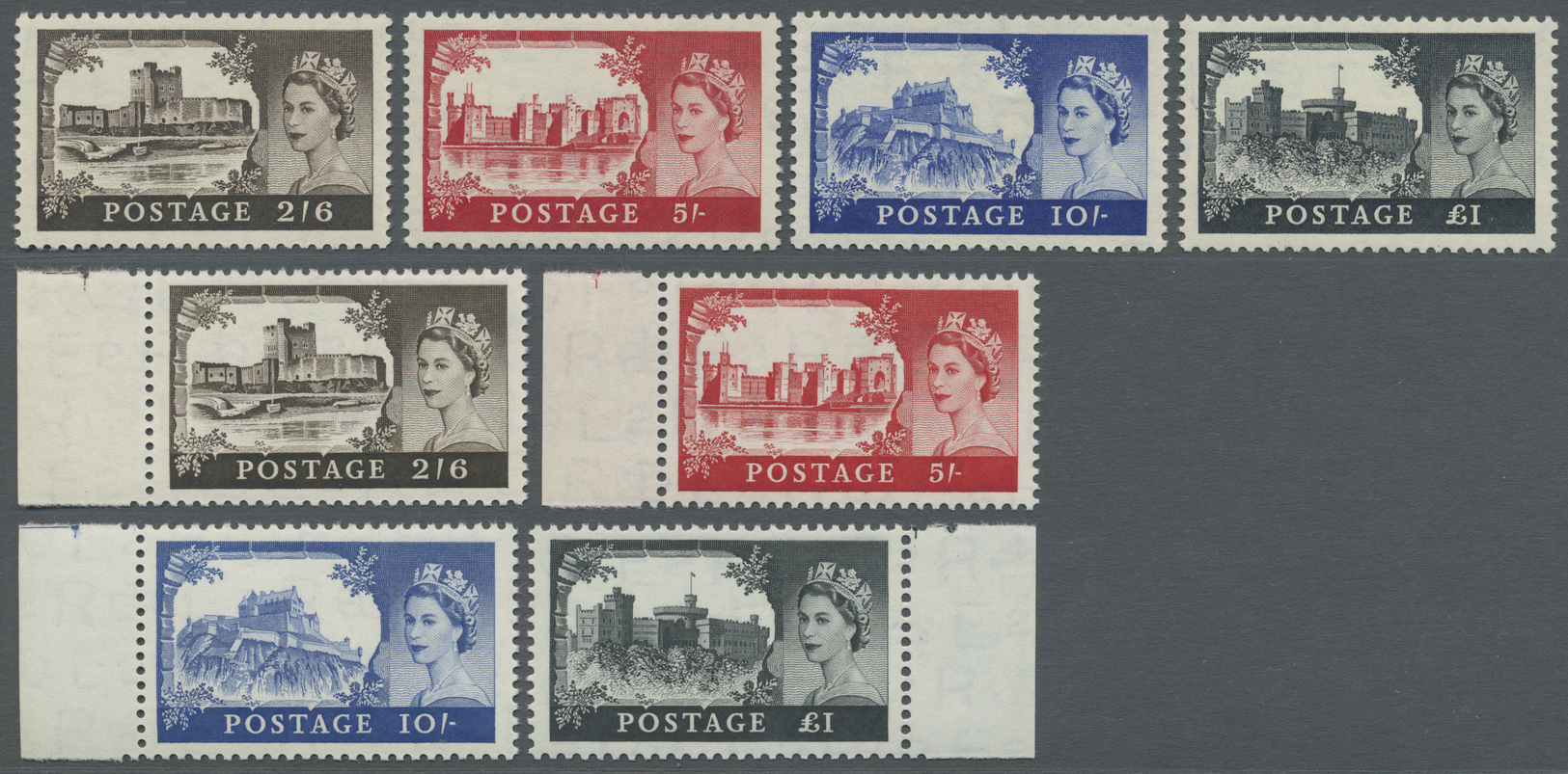 ** Großbritannien: 1853/2010, U/m Collection In Five Albums, Except Definitive Sets (but With High Deno - Altri & Non Classificati