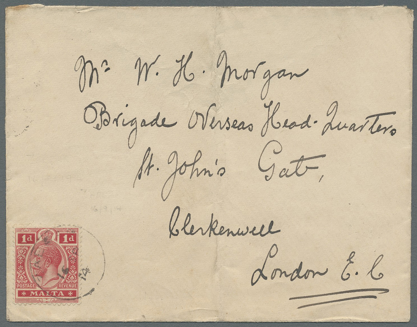 Br/GA Großbritannien: 1855/1944, GB/British Europe, Group Of Eight Better Entires, E.g. QV Frankings (SG 6 - Andere & Zonder Classificatie