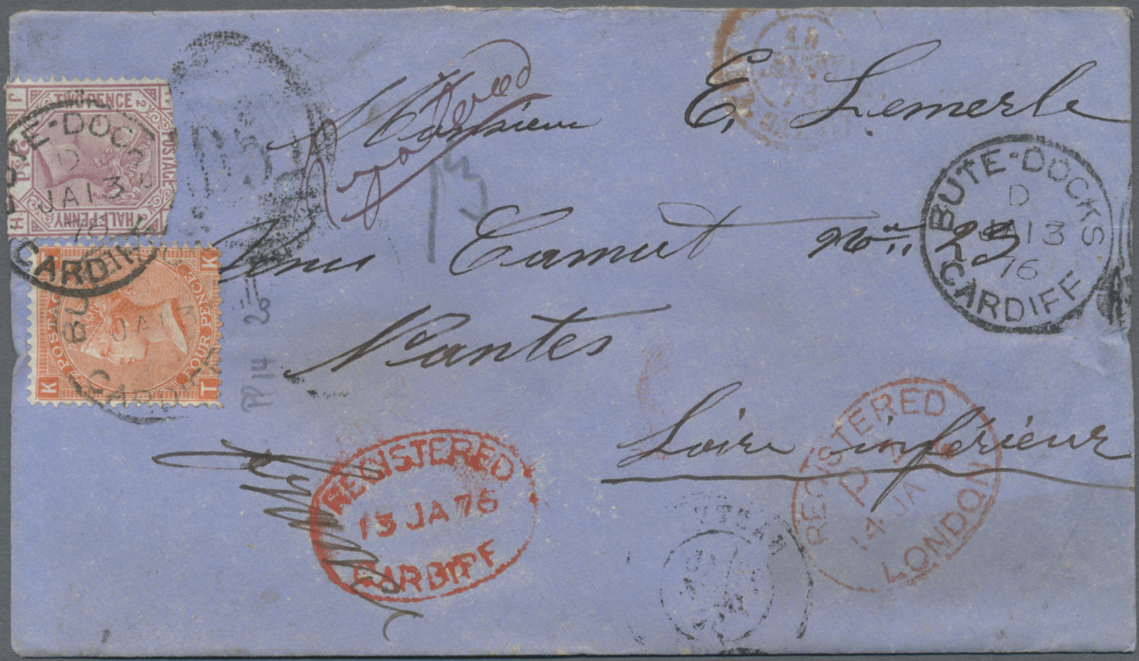 Br Großbritannien: 1856/85 (ca.), Scarce correspondence of 250-300 envelopes (many registered) all fran