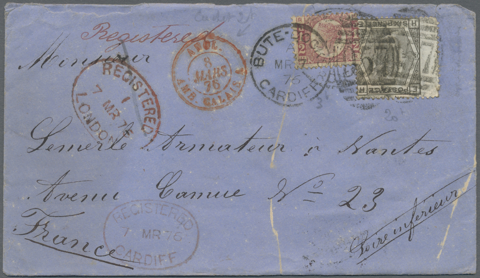 Br Großbritannien: 1856/85 (ca.), Scarce correspondence of 250-300 envelopes (many registered) all fran