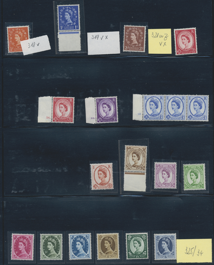 O/**/* Großbritannien: 1900/2000 (ca.), mint and used collection/accumulation in a binder, comprising e.g.