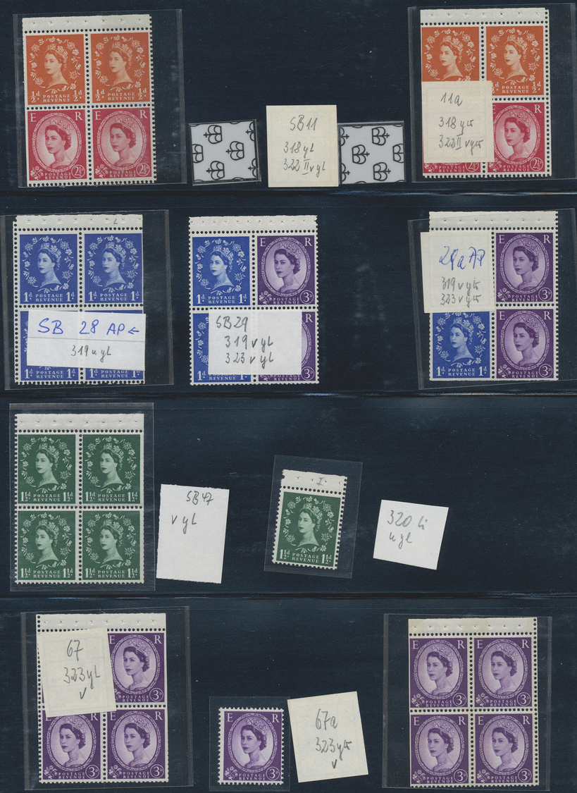 O/**/* Großbritannien: 1900/2000 (ca.), mint and used collection/accumulation in a binder, comprising e.g.