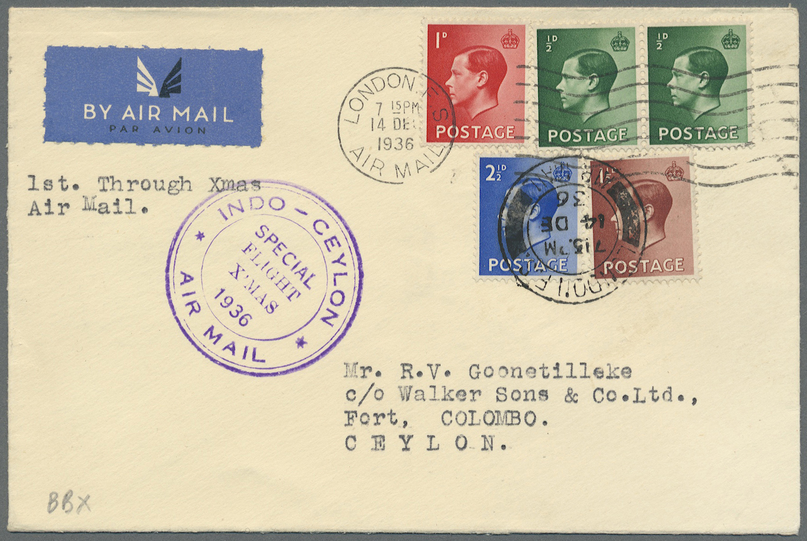 Br/GA Großbritannien: 1911 from, attractive lot of 49 items "AIRMAIL", first and foremost pre WWII covers