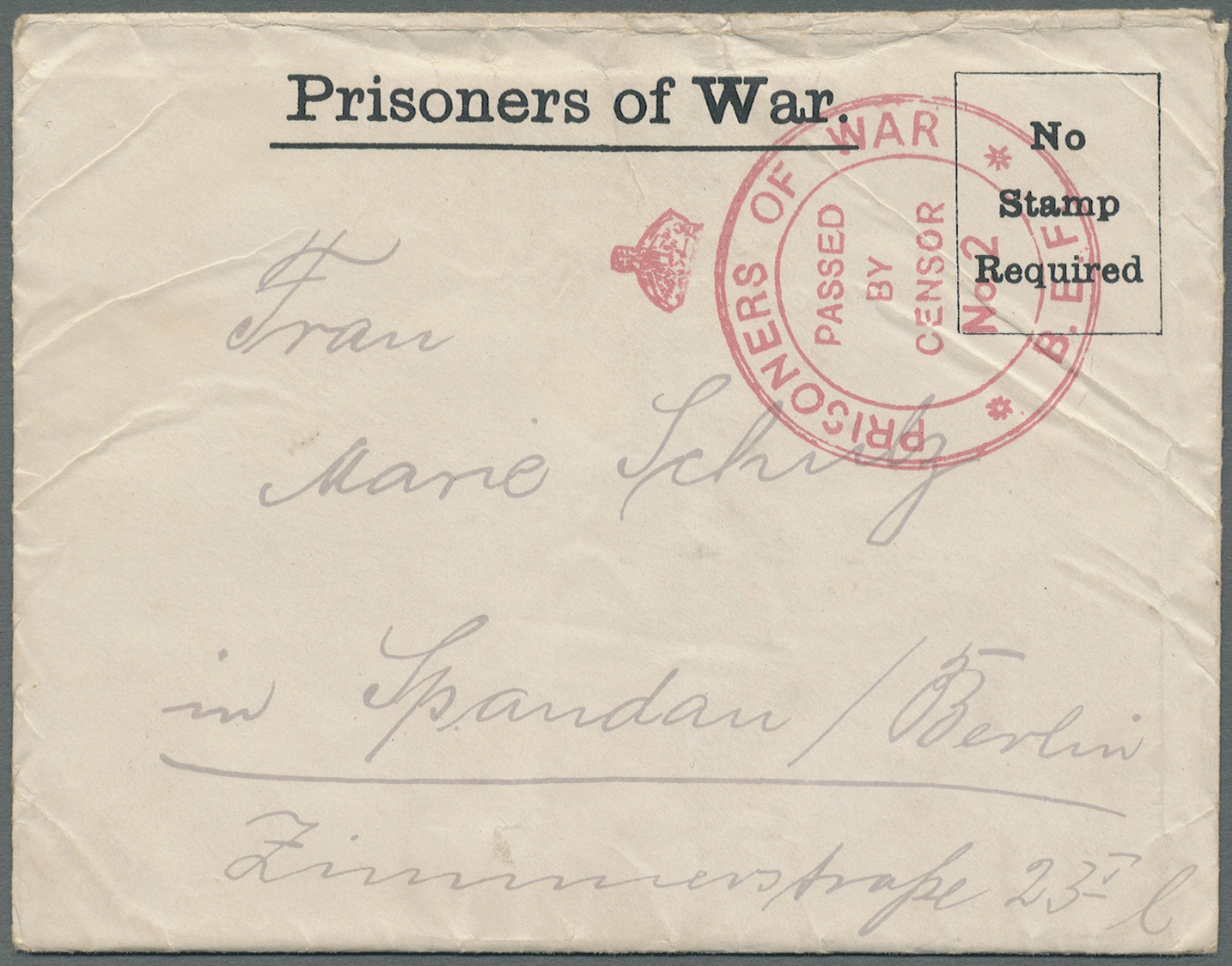 Br Großbritannien: 1915/1945, 318 POW Letters And Card From WW 1 And 2 In Nice Variety Of Camps With In - Other & Unclassified