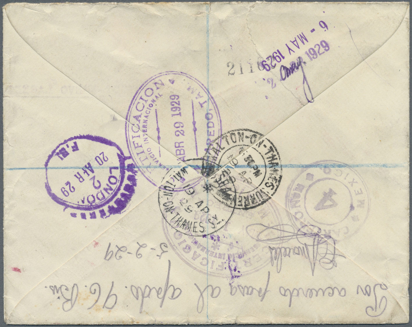 Br Großbritannien: 1926/1944, Lot Of Four Airmail Covers (plus One Front), Only Better Items (single Lo - Andere & Zonder Classificatie