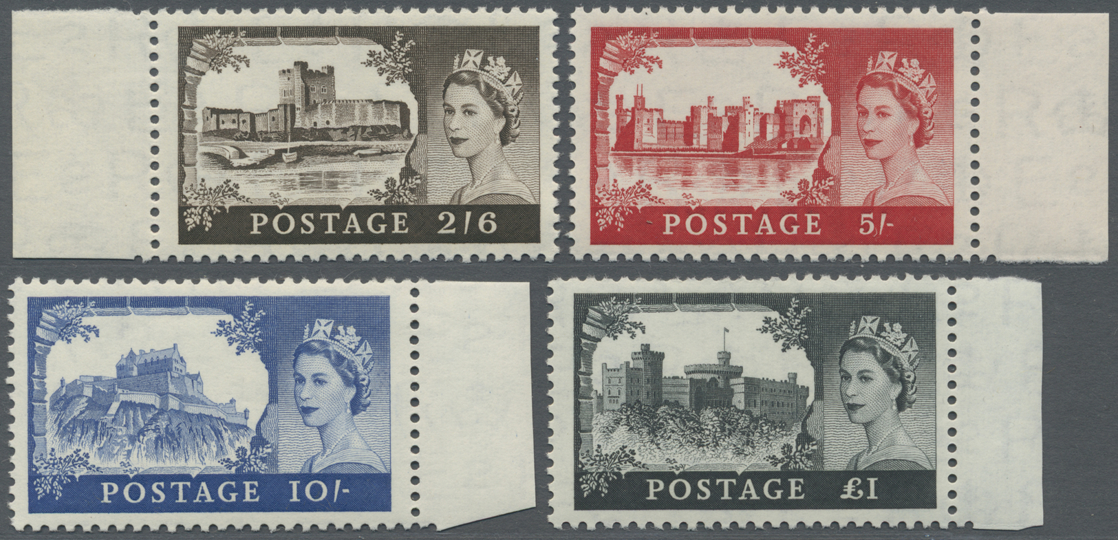 ** Großbritannien: 1952/1967, U/m Collection Of The QEII Issues, Apparently Complete Up To Mid-1967 Inc - Other & Unclassified