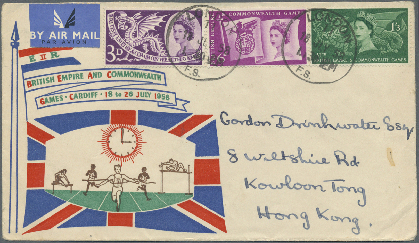 /Br Großbritannien: 1953/1971, collection of mainly f.d.c. incl. SG nos. 532/35 (2), 560, 567/69, 619/20