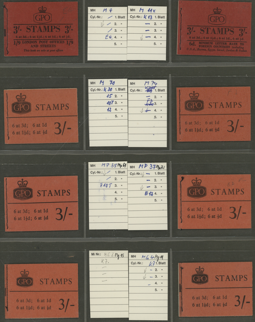 ** Großbritannien - Markenheftchen: 1953/1974 (ca.), Specialised Accumulation Of Apprx. 110 Booklets, M - Libretti