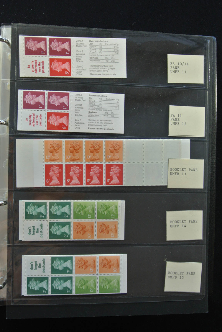 Großbritannien - Markenheftchen: 1971/2014: Great mint never hinged very extensive collection of the