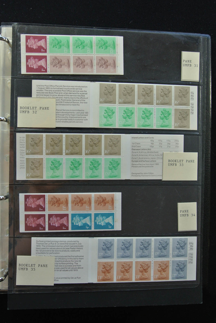 Großbritannien - Markenheftchen: 1971/2014: Great mint never hinged very extensive collection of the