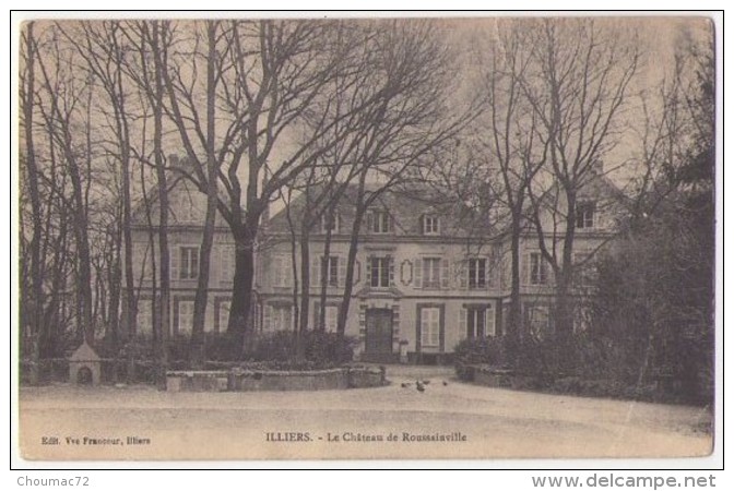 (28) 632, Illiers, Francour, Le Château De Roussainville, état - Illiers-Combray