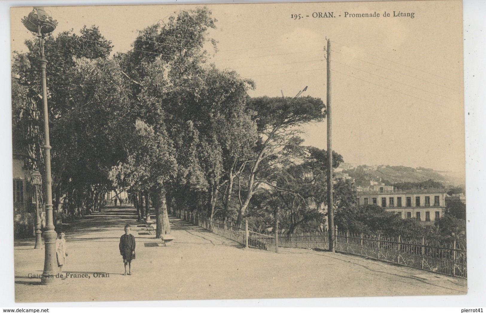 AFRIQUE - ALGERIE - ORAN - Promenade De Létang - Oran