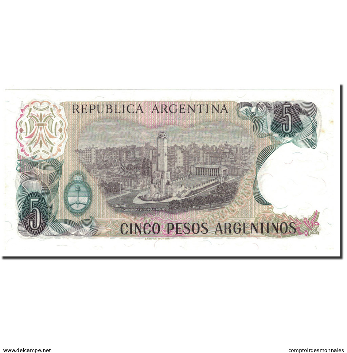 Billet, Argentine, 5 Pesos Argentinos, Undated (1983-84), KM:312a, NEUF - Argentina