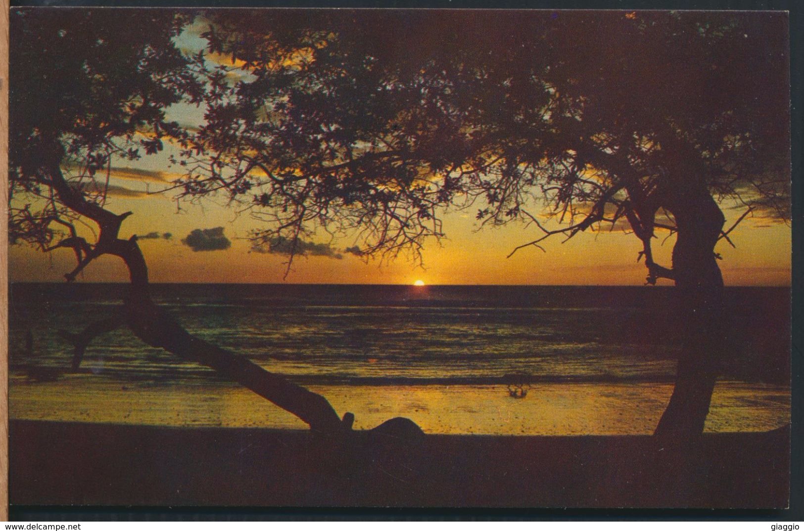 °°° 8157 - COSTA RICA - GUANACASTE - ATARDECER EN PLAYAS DE AVELLANAS - 1982 With Stamps °°° - Costa Rica