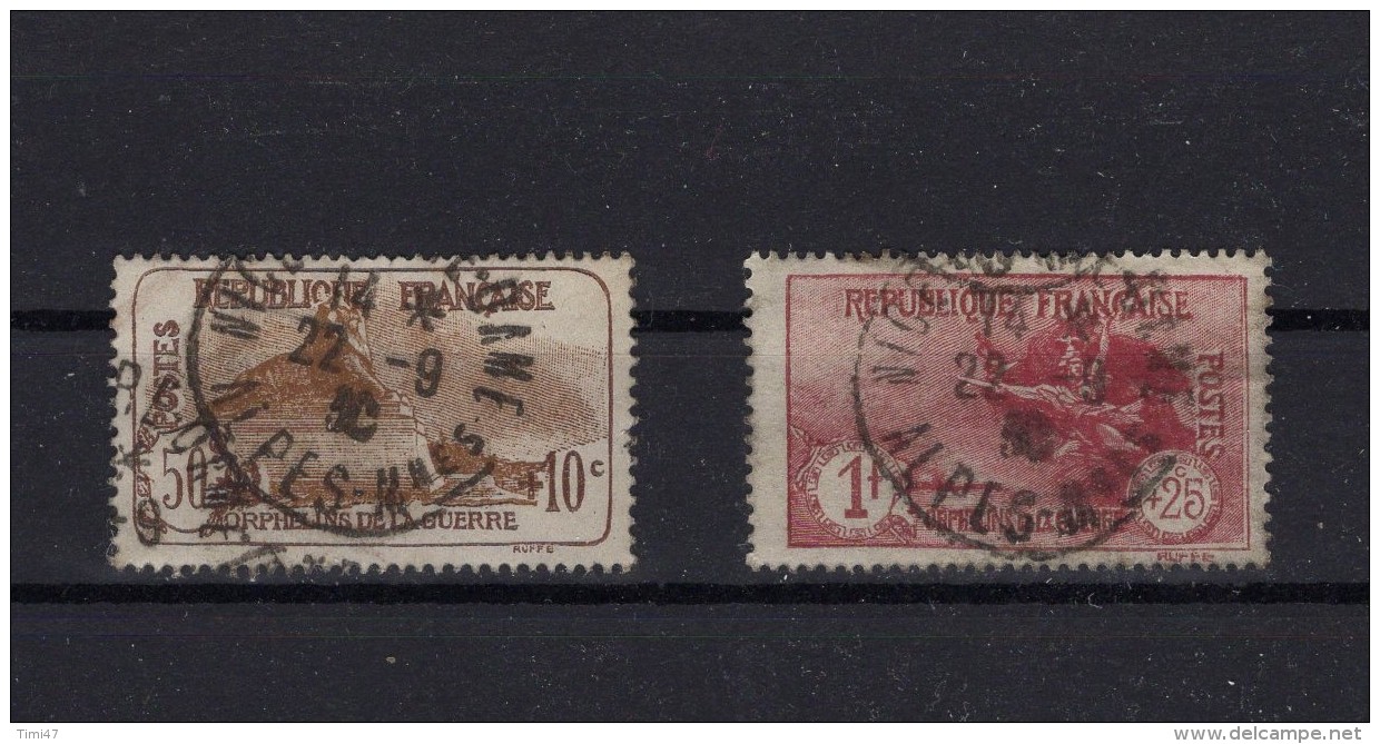 FRANCE  1926-1927  Yvert N°  230-231  Obl. D'époque - Unused Stamps