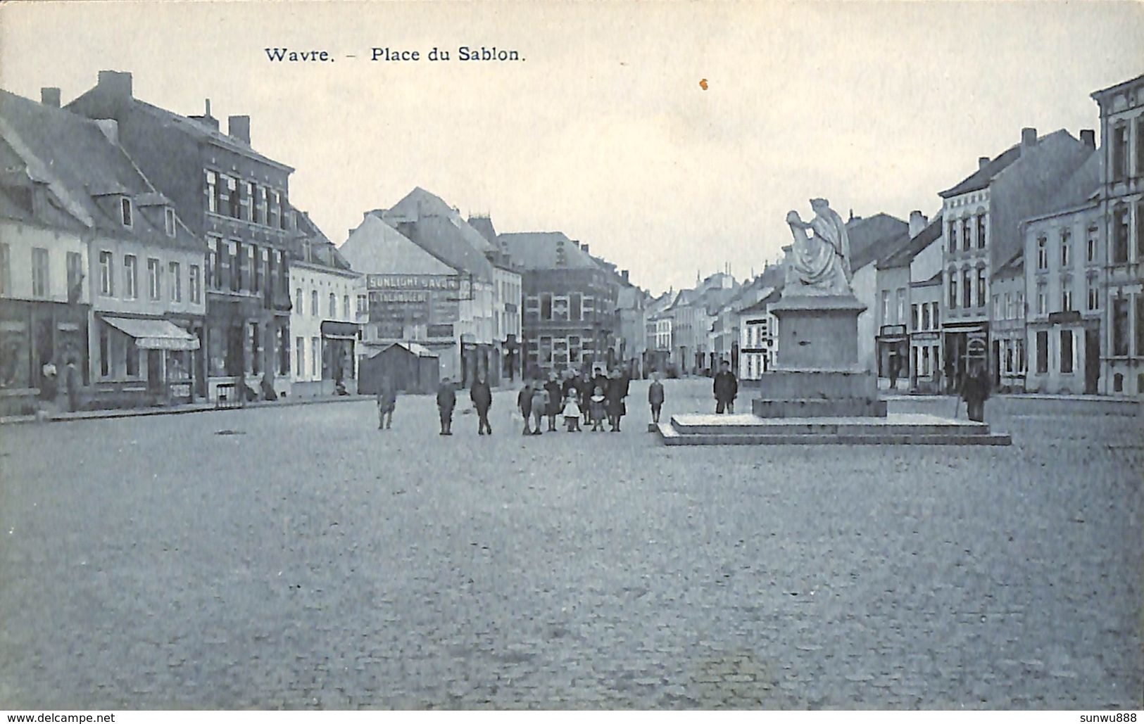 Wavre - Place Du Sablon (animée, Photo Bertels) - Waver