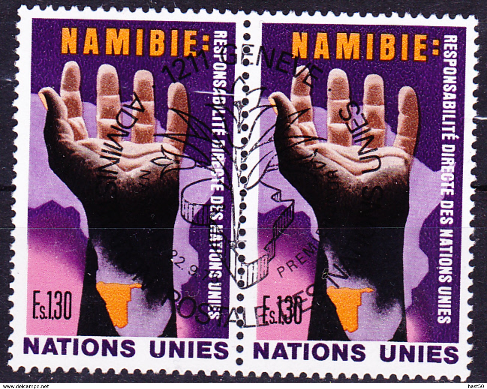 UNO Genf Geneva Geneve - Namibia (MiNr. 53) 1975 - Gest Used Obl - Gebruikt