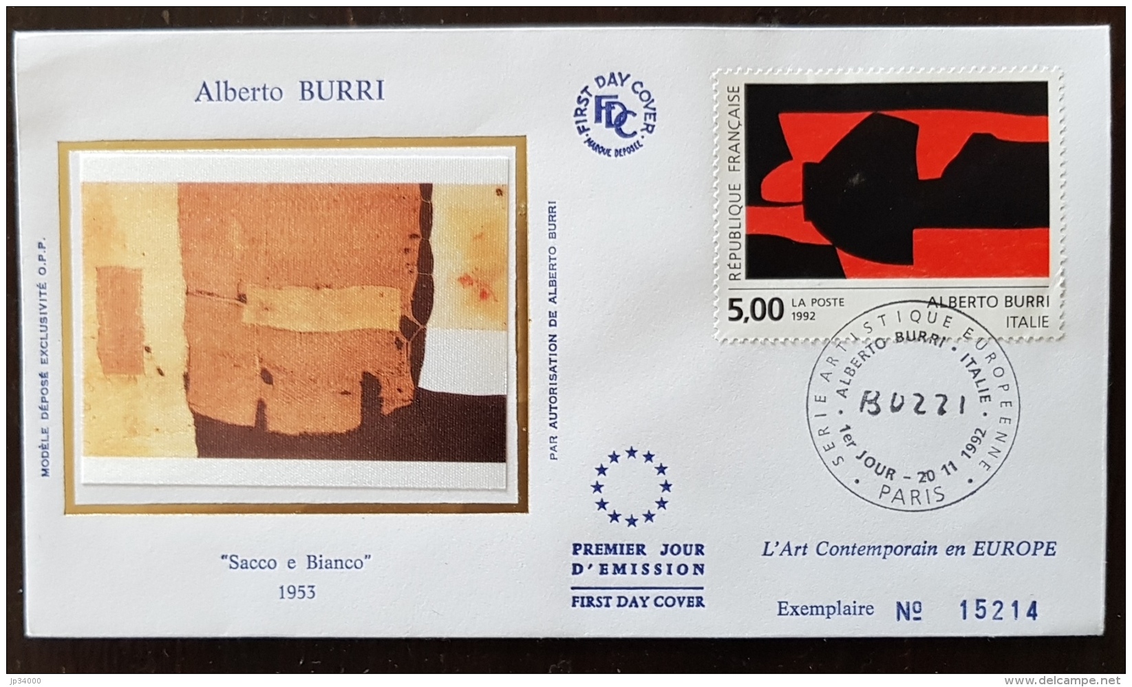 FRANCE Peinture, Beaux Arts  Yvert N° 2780 Enveloppe 1° Jour Sur Soie (FDC) 20/11/1992 - Sonstige & Ohne Zuordnung