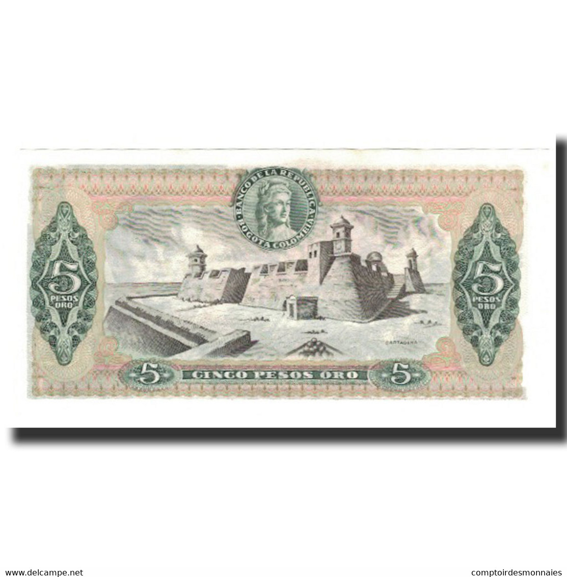 Billet, Colombie, 5 Pesos Oro, 1980-01-01, KM:406f, NEUF - Colombie