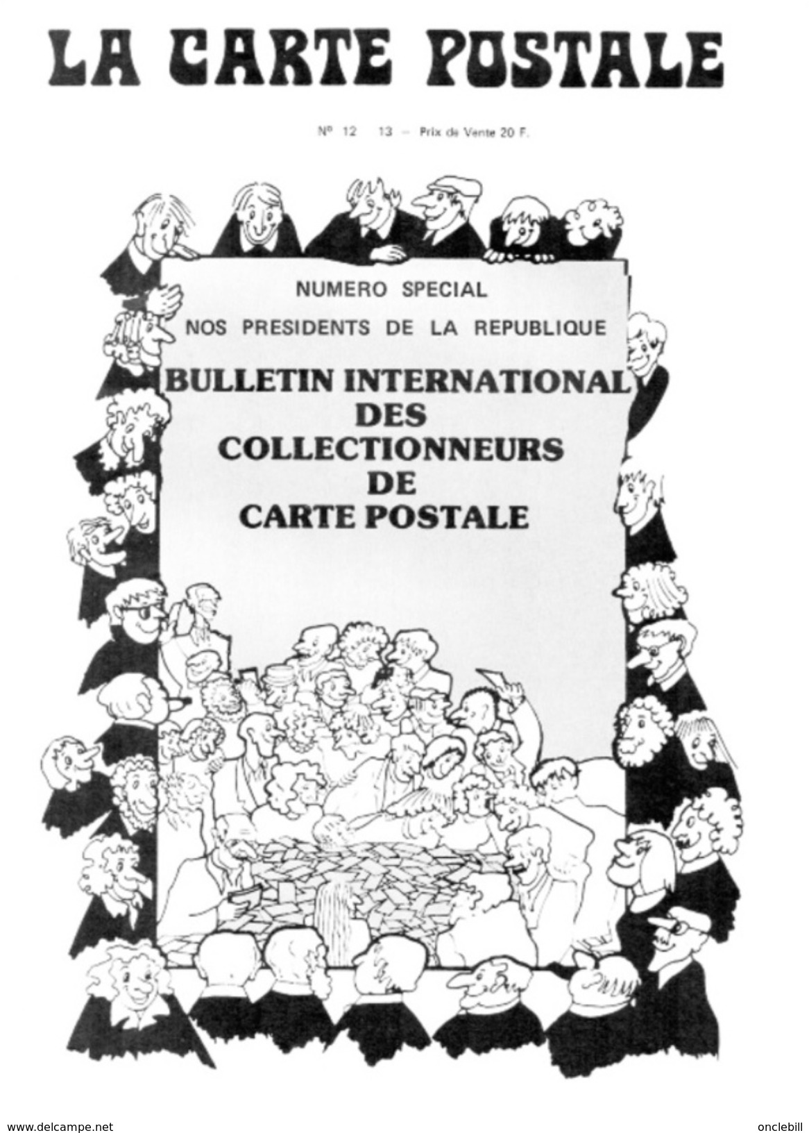 La Carte Postale Revue N°12 1980 Présidents De La République Très Bon état - Frans