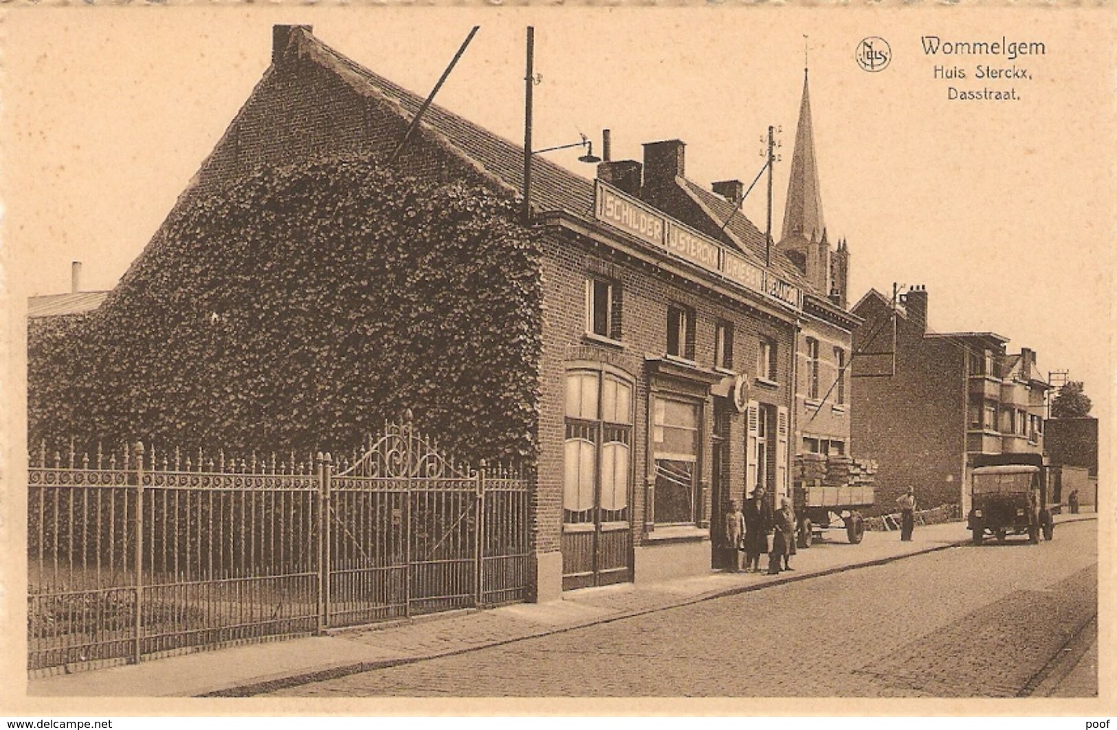 Wommelgem : Huis Sterckx , Schilder, Behanger ---Dasstraat - Wommelgem