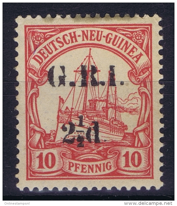 Deutsch-Neuguinea: Mi Nr 5 II Britische Besetzung  MH/* Falz/ Charniere Signed/ Signé/signiert BPP Kil - Nuova Guinea Tedesca