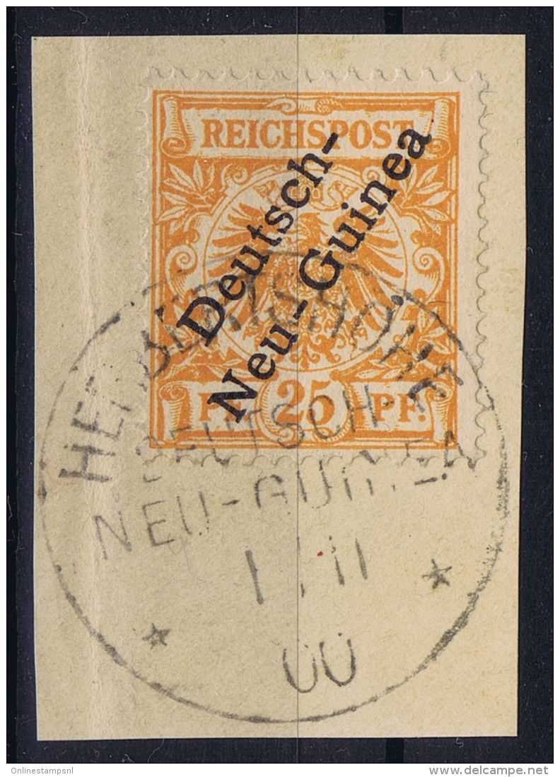 Deutsch-Neuguinea: Mi Nr 5b Dunkelorange. Cancel Herbertshohe  Friedemann Stempel 10 - Nouvelle-Guinée