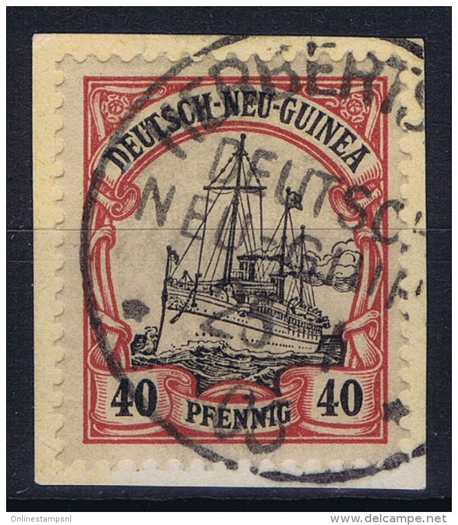 Deutsch-Neuguinea: Mi Nr 13 Cancel Herbertshohe  Friedemann Stempel 10 - Nueva Guinea Alemana