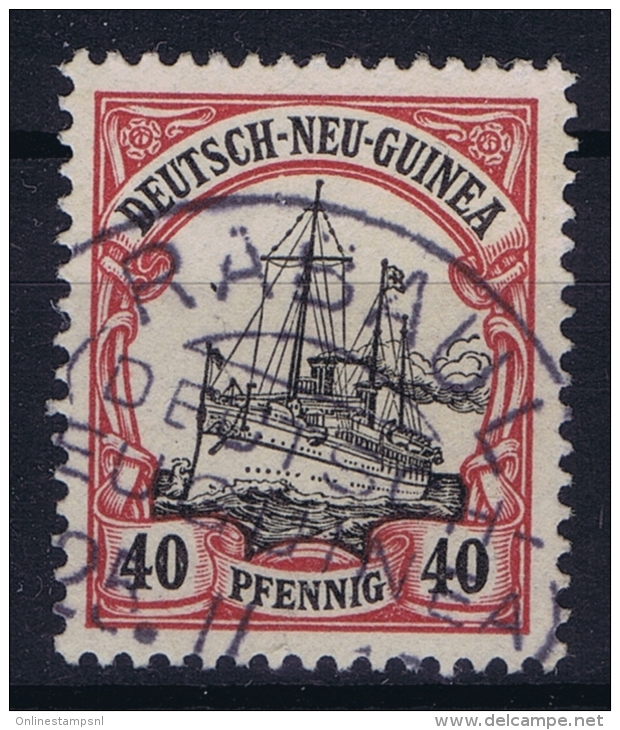 Deutsch-Neuguinea: Mi Nr 13 Cancel RABAUL II Friedemann Stempel 21 BPP Signiert /signed/ Signé Dr Lantelme - Nuova Guinea Tedesca