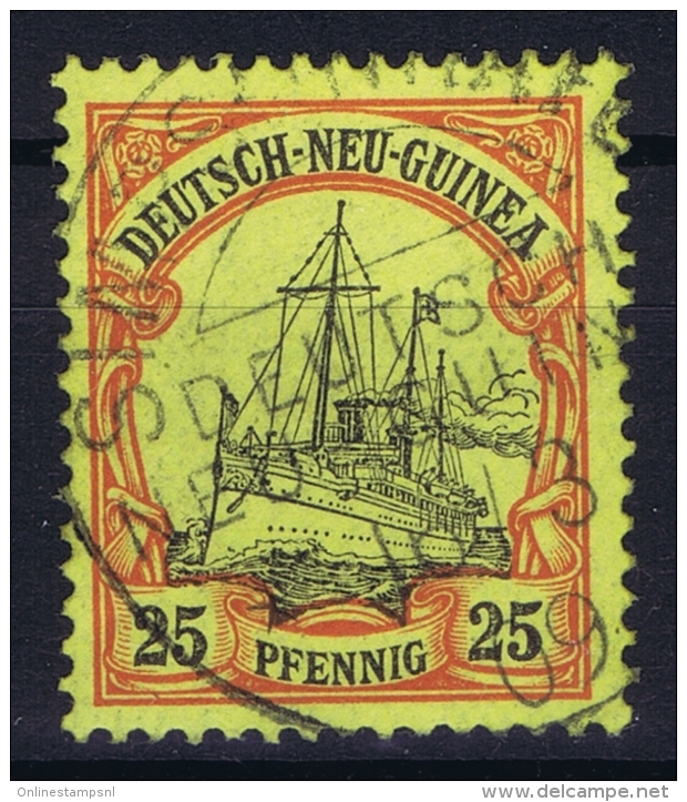 Deutsch-Neuguinea: Mi Nr 11 Cancel SIMPSONHAFEN Friedemann Stempel 22 - Deutsch-Neuguinea