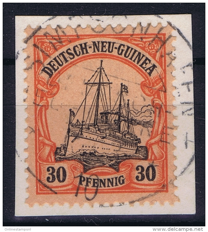 Deutsch-Neuguinea: Mi Nr 12 Cancel SIMPSONHAFEN Friedemann Stempel 22 - Deutsch-Neuguinea