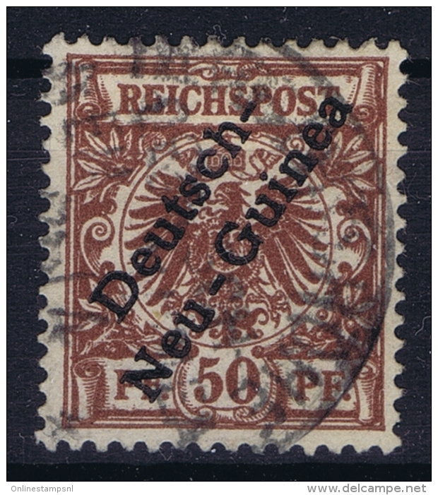 Deutsch-Neuguinea: Mi Nr 6 Obl./Gestempelt/used Signiert /signed/ Signé Richter - Nouvelle-Guinée