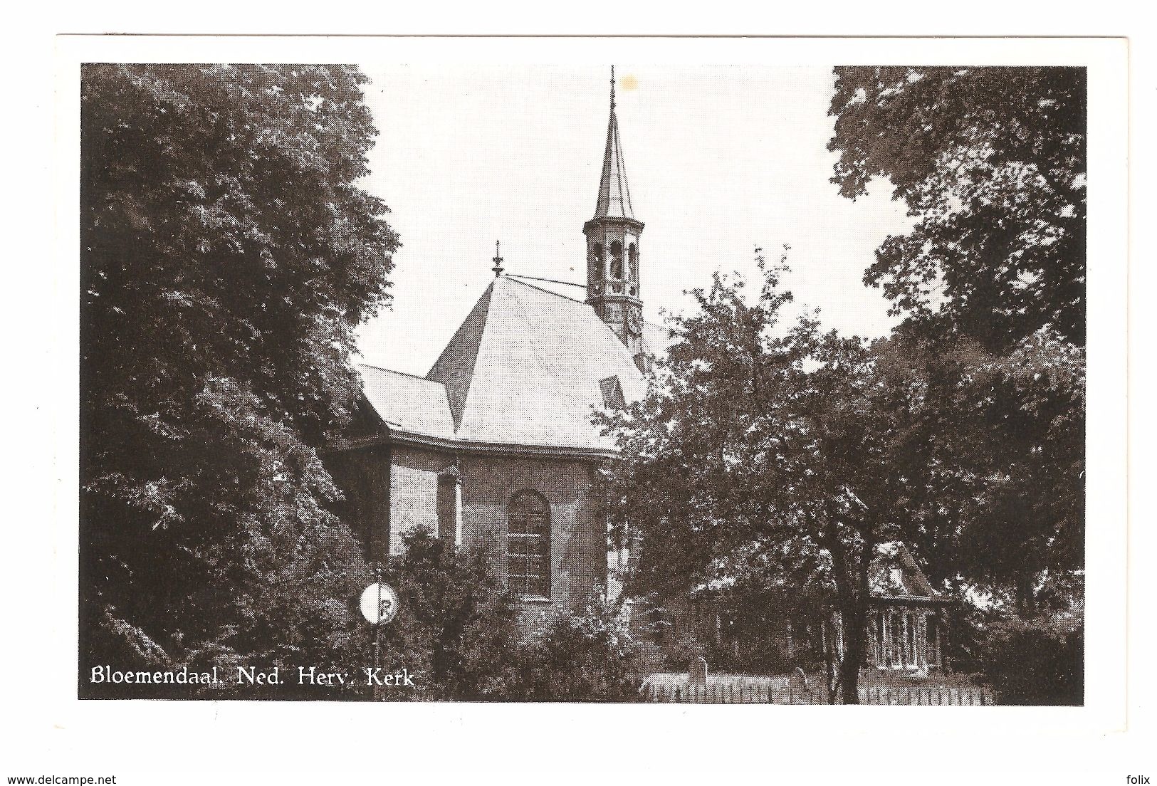 Bloemendaal - Ned. Herv. Kerk - Uitgave Boekh. A. Vernout Te Bloemendaal-Overveen - Bloemendaal