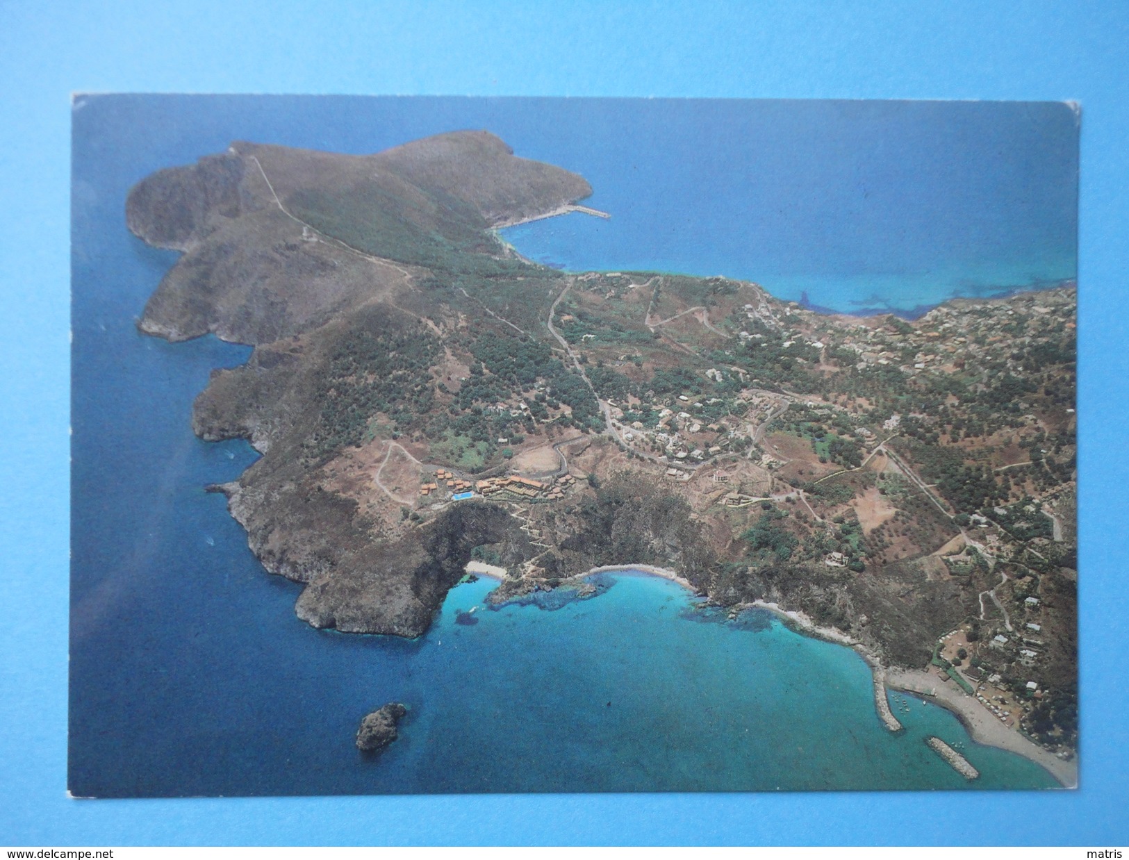 Capo Palinuro - Salerno - Panorama Aereo - Viaggiata 1985 - Annullo Palinuro - Salerno