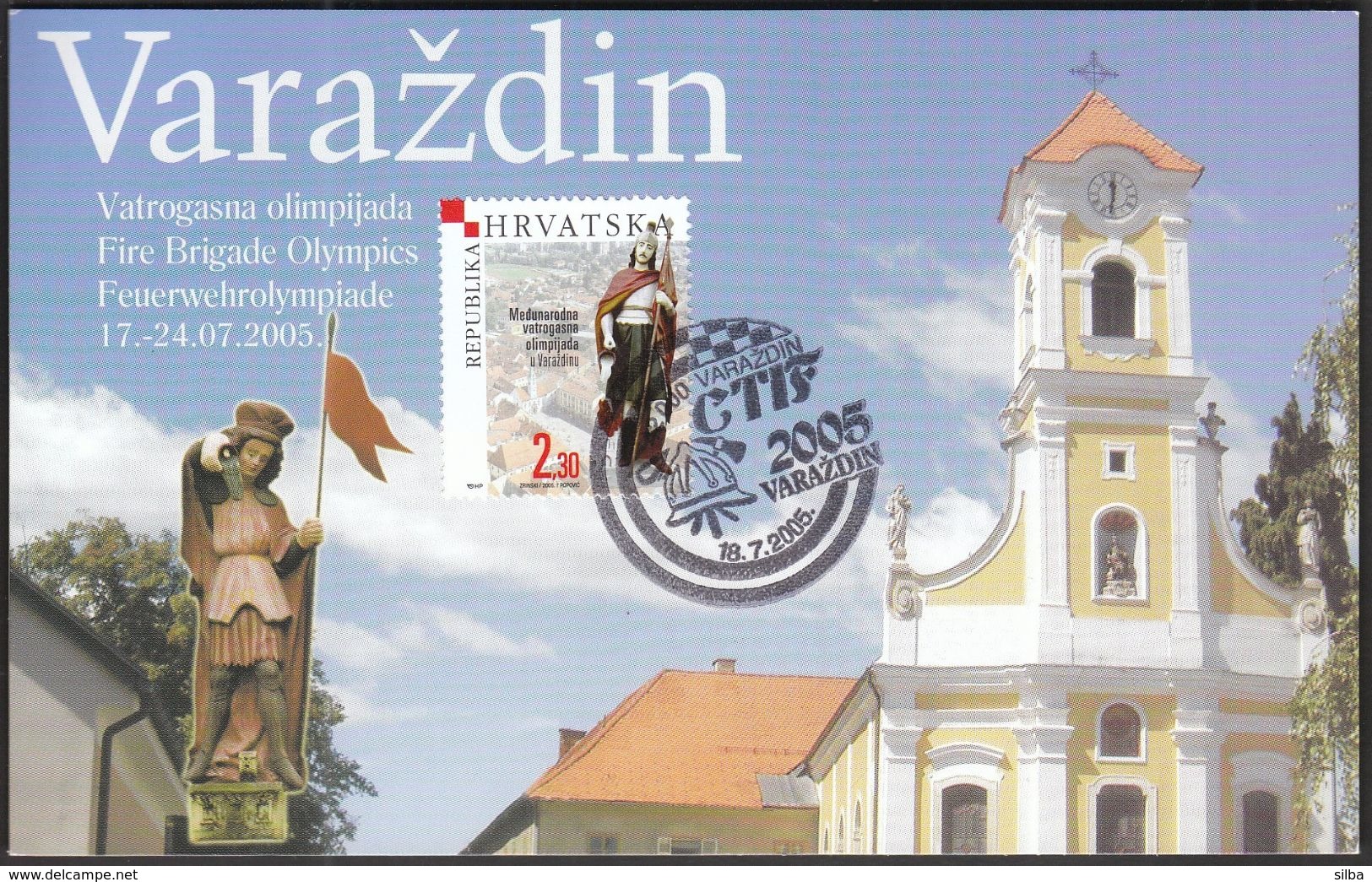 Croatia Varazdin 2005 / Fire Brigade Olympics / CTIF Varazdin / Firemen / St. Florian Church / MC - Feuerwehr