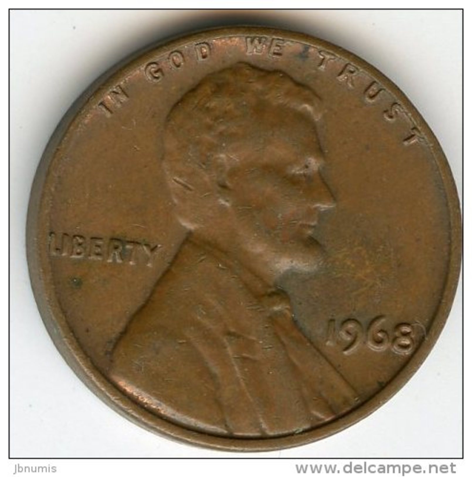 Etats-Unis USA 1 Cent 1968 KM 201 - 1959-…: Lincoln, Memorial Reverse