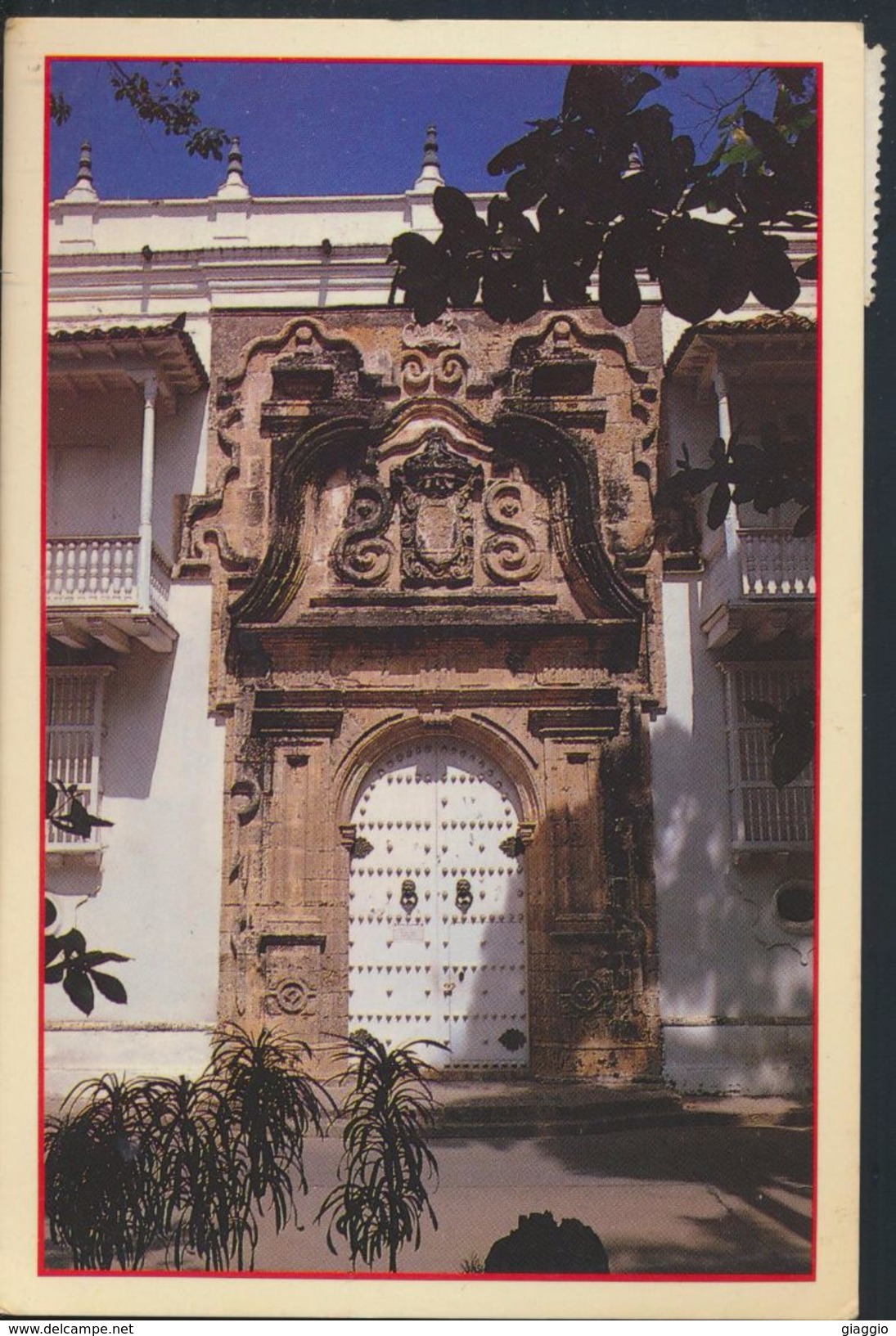 °°° 8169 - COLOMBIA - CARTAGENA - PUERTA DE LA INQUISICION - 1995 With Stamps °°° - Colombia