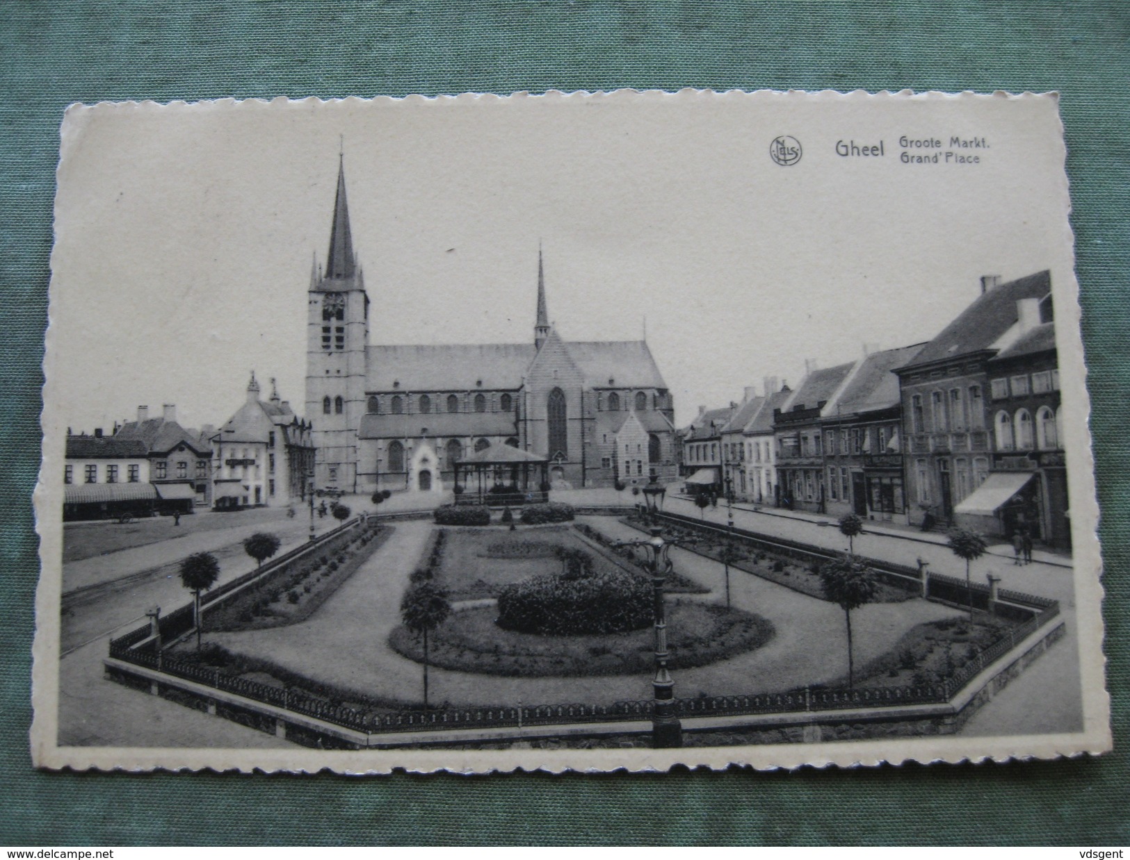 GEEL - GROOTE MARKT 1937 ( Stempel Hotel "de L'agneau" Op Verso - Scans Recto/verso ) - Geel