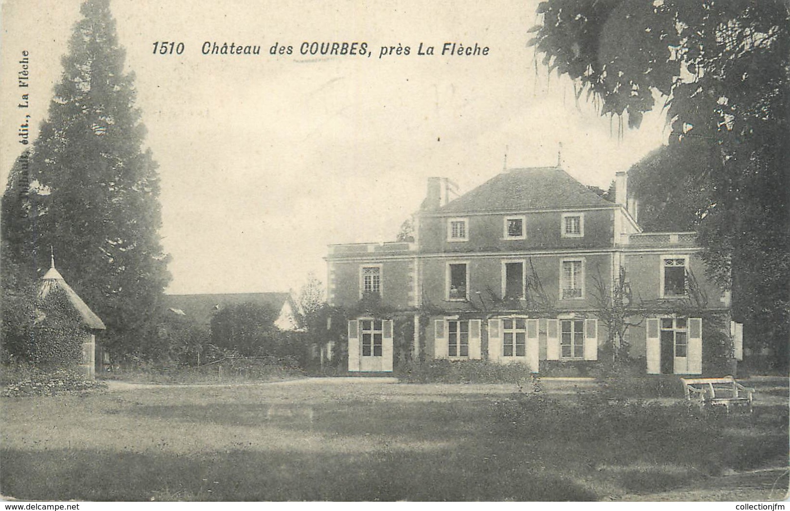 CPA FRANCE 72 "Château Des Courbes Près La Flèche" - Autres & Non Classés