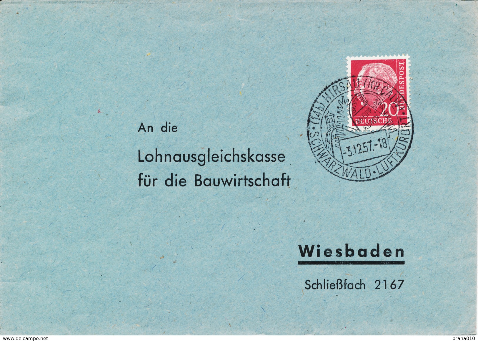 L4373 - BRD (1957) (14b) Hirsau (Kr. Calw): Black Forest, Climatic Health Resort, KNEIPP KUREN (= Sebastian Kneipp) - Bäderwesen