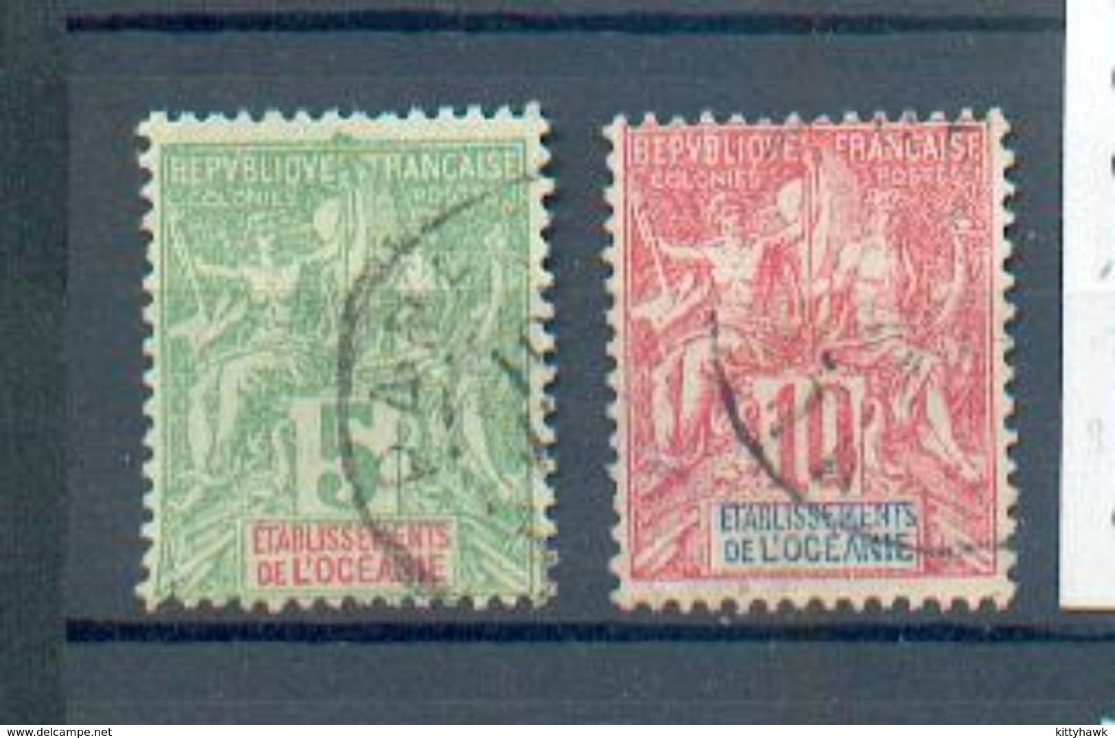 OCEA 401 - YT 14-15 Obli - Used Stamps