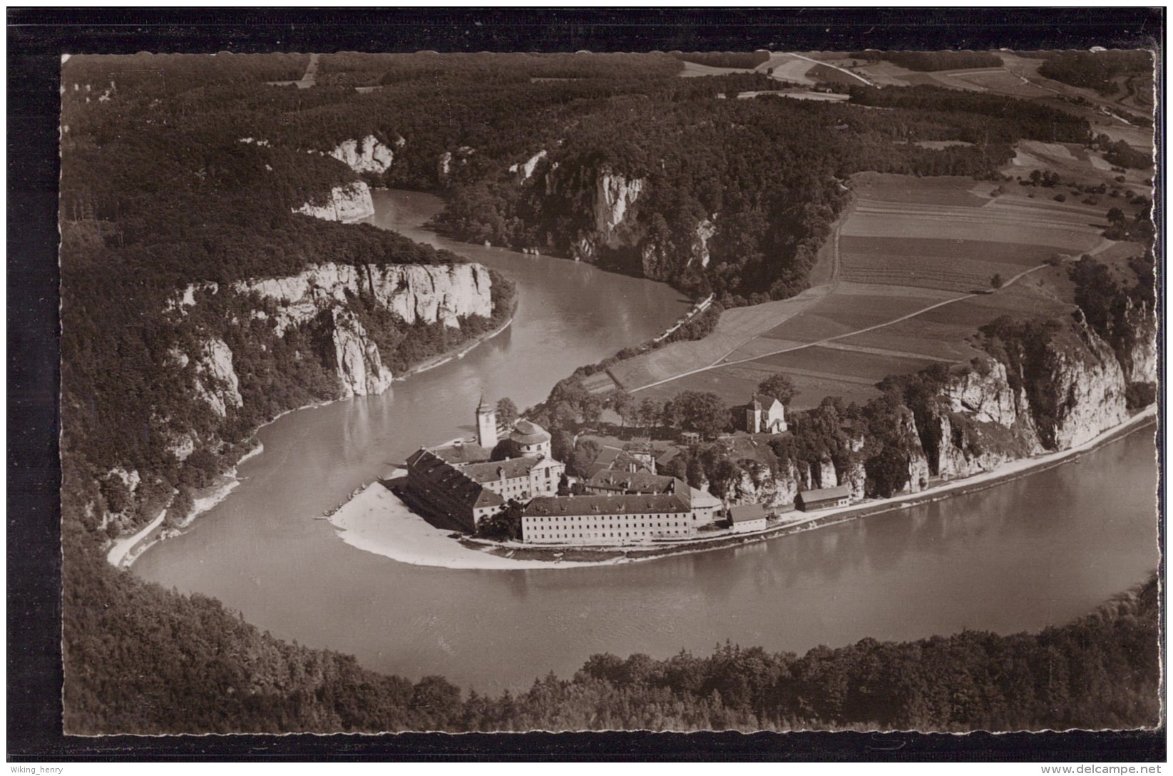 Kelheim - S/w Kloster Weltenburg Mit Donau 1 - Kelheim